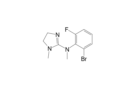 N-(2-Bromo-6-fluorophenyl)-4,5-dihydro-1H-imidazol-2-amine, N,N'-dimethyl-