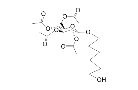(6-Hydroxy-hexyl)-2,3,4,6-tetra-O-acetyl-d-glucopyranoside