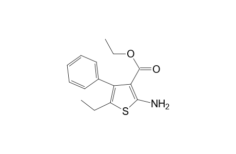 Ethyl 2-amino-5-ethyl-4-phenyl-3-thiophenecarboxylate