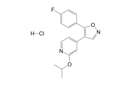 4-[5-(4-Fluorophenyl)isoxazol-4-yl]-2-isopropoxypyridine HCl