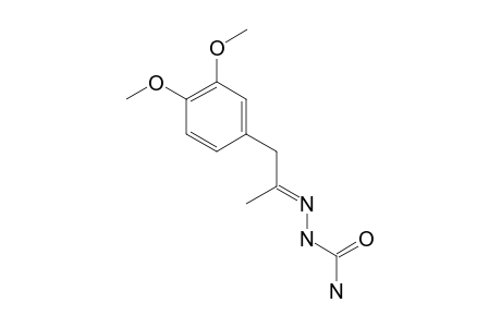 1-(3,4-dimethoxyphenyl)-2-propanone, semicarbazone