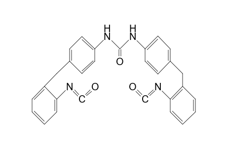 Isocyanic acid, diester with 4,4'-bis(o-hydroxybenzyl)carbanilide; urea, N,N'-bis[4-[(2-isocyanatophenyl)methyl]phenyl]-