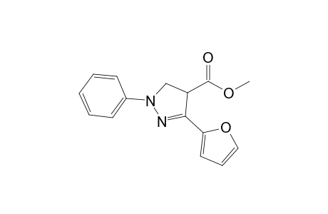 Methyl 3-(2-furyl)-1-phenyl-4,5-dihydropyrazole-4-carboxylate