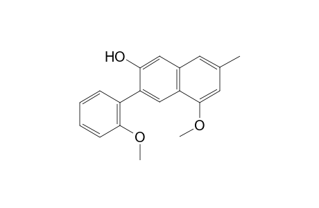 5-Methoxy-3-(2-methoxyphenyl)-7-methylnaphthalen-2-ol