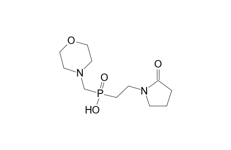 phosphinic acid, (4-morpholinylmethyl)[2-(2-oxo-1-pyrrolidinyl)ethyl]-