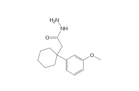 CYCLOHEXANEACETIC ACID, 1-/M- METHOXYPHENYL/-, HYDRAZIDE