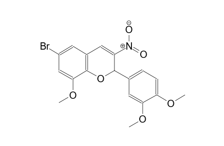 2H-1-benzopyran, 6-bromo-2-(3,4-dimethoxyphenyl)-8-methoxy-3-nitro-