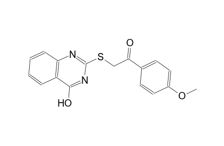 ethanone, 2-[(4-hydroxy-2-quinazolinyl)thio]-1-(4-methoxyphenyl)-