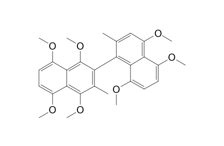 (+/-)-1',4,4',5,5',8,8'-HEPTAMETHOXY-2,3'-DIMETHYL-1,2'-BINAPHTHALENE