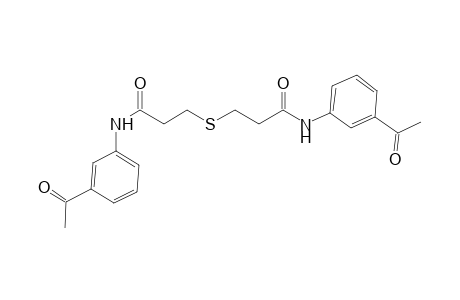 3-{[3-(3-acetylanilino)-3-oxopropyl]sulfanyl}-N-(3-acetylphenyl)propanamide