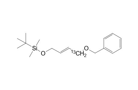 [4-13C]-(E)-((4-(benzyloxy)but-2-en-1-yl)oxy)(tert-butyl)dimethylsilane