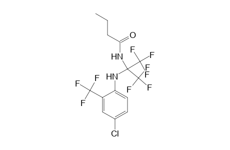2-Butyramido-2-[4-chloro-2-(trifluoromethyl)anilino]-1,1,1,3,3,3-hexafluoropropane