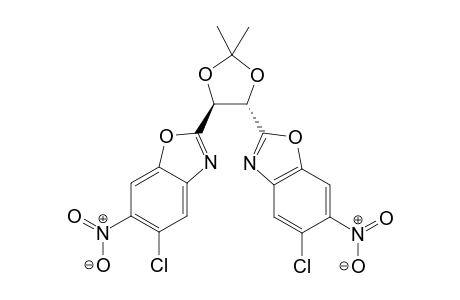 (4R,5R)-4,5-Bis(5-chloro-6-nitrobenzoxazol-2-yl)-2,2-dimethyl-1,3-dioxolane