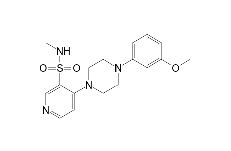 4-[4-(m-methoxyphenyl)-1-piperazinyl]-N-methyl-3-pyridinesulfonamide