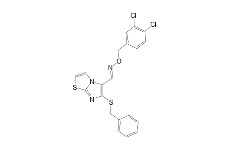 6-(BENZYLTHIO)IMIDAZO[2,1-b]THIAZOLE-5-CARBOXALDEHYDE, O-(3,4-DICHLOROBENZYL)OXIME