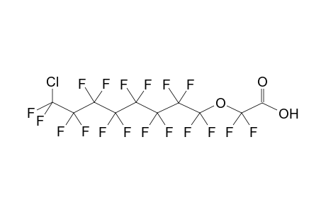 DIFLUORO(8-CHLOROHEXADECAFLUOROOCTYLOXY)ACETIC ACID