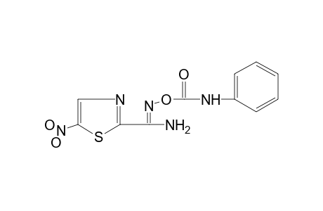 5-nitro-O-(phenylcarbamoyl)-2-thiazolecarboxamidoxime