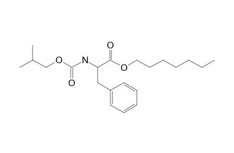 L-Phenylalanine, N-isobutoxycarbonyl-, heptyl ester