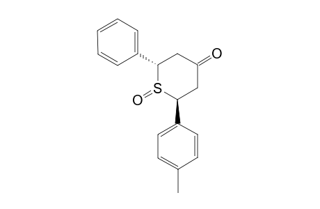 2R-(PARA-METHYLPHENYL)-6C-PHENYL-THIAN-4-ONE-1-OXIDE