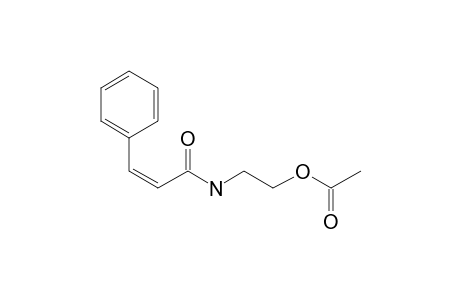 (Z)-N-(2-Hydroxyethyl)-3-phenylacrylamide, o-acetyl-