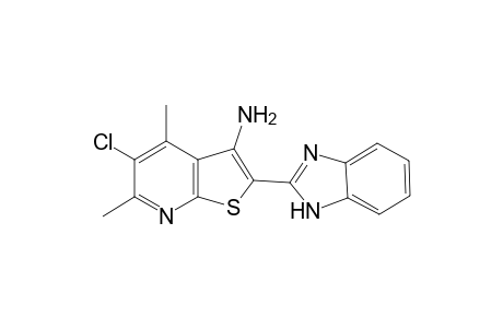 2-(1H-benzimidazol-2-yl)-5-chloro-4,6-dimethylthieno[2,3-b]pyridin-3-amine