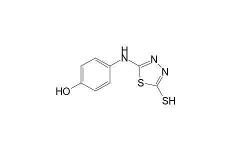 4-[(5-Sulfanyl-1,3,4-thiadiazol-2-yl)amino]phenol