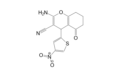 4H-1-benzopyran-3-carbonitrile, 2-amino-5,6,7,8-tetrahydro-4-(4-nitro-2-thienyl)-5-oxo-