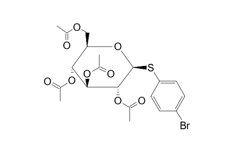 4'-Bromophenyl-1-thio-.beta.-D-glucoside, tetraacetate(ester)