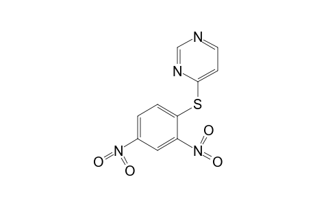 4-[(2,4-dinitrophenyl)thio]pyrimidine