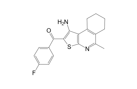 1-Amino-2-(4-fluorobenzoyl)-5-methyl-6,7,8,9-tetrahydrothieno[2,3-c]isoquinoline