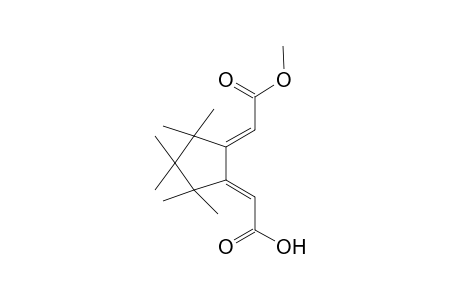 [2(E)-Methoxycarbonylmethylene-3,3,4,4,5,5-Hexamethyl-1(E)-cyclopentenediylidene]acetic acid