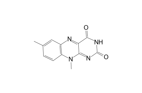 Benzo[g]pteridine-2,4(3H,10H)-dione, 7,10-dimethyl-
