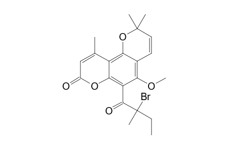 6-(2-BROMO-2-METHYLBUTANOYL)-5-METHOXY-2,2,10-TRIMETHYL-2H,8H-BENZO-[1,2-B:3,4-B']-DIPYRAN-8-ONE