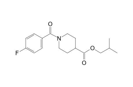 Isonipecotic acid, N-(4-fluorobenzoyl)-, isobutyl ester