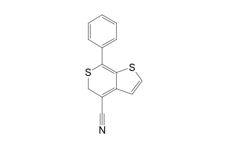 5H-Thieno[2,3-c]thiopyran-4-carbonitrile, 7-phenyl-