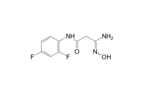 2',4'-difluoromalonanilidoamidoxime