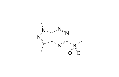 1,3-dimethyl-5-methylsulfonyl-1H-pyrazolo[4,3-e][1,2,4]triazine