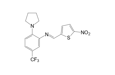 1-{2-[(5-NITRO-2-THENYLIDENE)AMINO]-alpha,alpha,alpha-TRIFLUORO-p-TOLYL}PYRROLIDINE