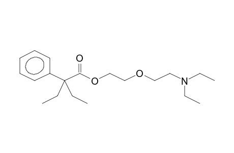 2-[2-(Diethylamino)ethoxy]ethyl 2-ethyl-2-phenylbutanoate