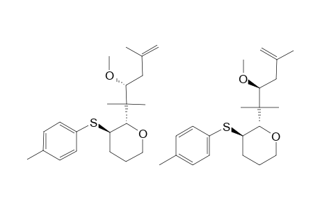 TRANS-2-(3'-METHOXYPENT-2',5'-DIMETHYLHEX-5'-EN-2'-YL)-3-(PARA-TOLYLTHIO)-TETRAHYDROPYRANE