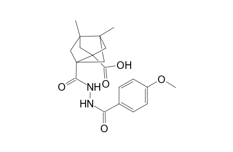 5-{2-[(4-Methoxybenzoyl)hydrazino]carbonyl}-3,7-dimethyltricyclo[3.3.0.0(3,7)]octane-1-carboxylic acid