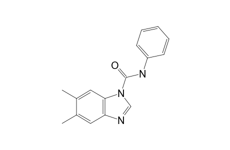 5,6-dimethyl-1-benzimidazolecarboxanilide