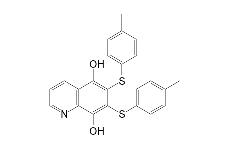 6,7-bis(p-Tolylthio)-5,8-quinolinediol