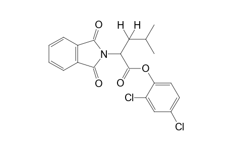 D,L-1,3-dioxo-a-isobutyl-2-isoindolineacetic acid,2,4-dichlorophenyl ester