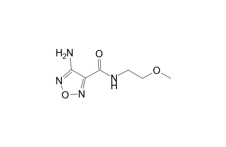 1,2,5-oxadiazole-3-carboxamide, 4-amino-N-(2-methoxyethyl)-