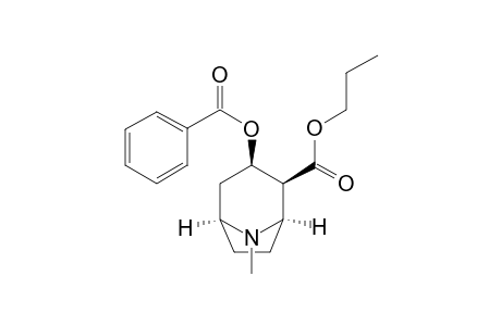 o-Benzoylecgonine propyl ester