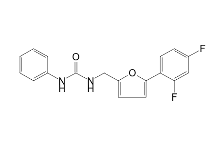 1-[5-(2,4-difluorophenyl)furfuryl)-3-phenylurea