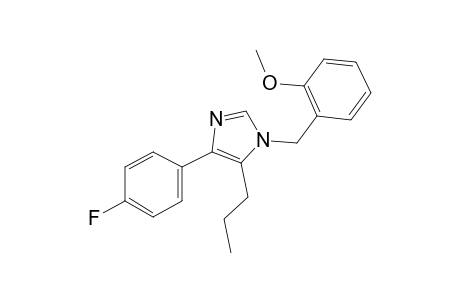 4-(4-Fluorophenyl)-1-(2-methoxybenzyl)-5-propyl-1H-imidazole