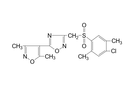 3-{[(4-chloro-2,5-xylyl)sulfonyl]methyl}-5-(3,5-dimethyl-4-isoxazolyl)-1,2,4-oxadiazole