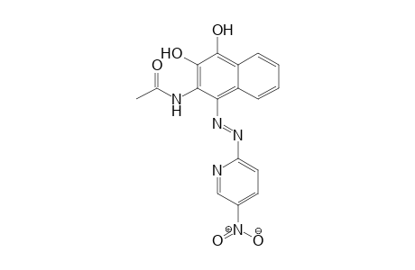 Acetamide, N-[3,4-dihydroxy-1-[2-(5-nitro-2-pyridinyl)diazenyl]-2-naphthalenyl]-